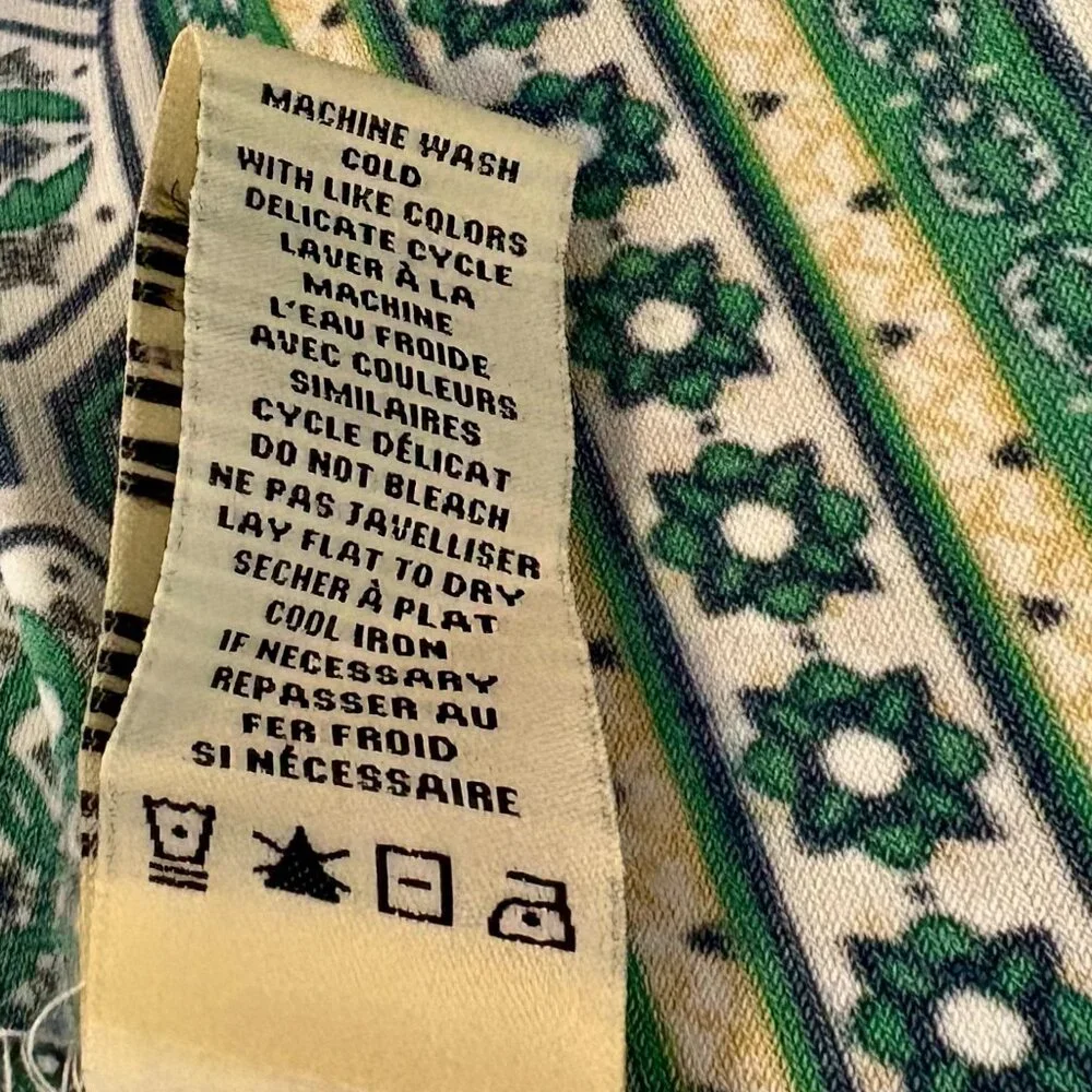 Max Studio green and yellow maxi dress size XS - Picture 8 of 8